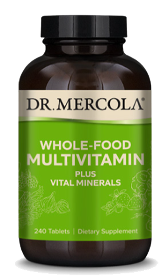 Whole-Food Multivitamin Plus Vital Minerals 240 Tablets Dr. Mercola