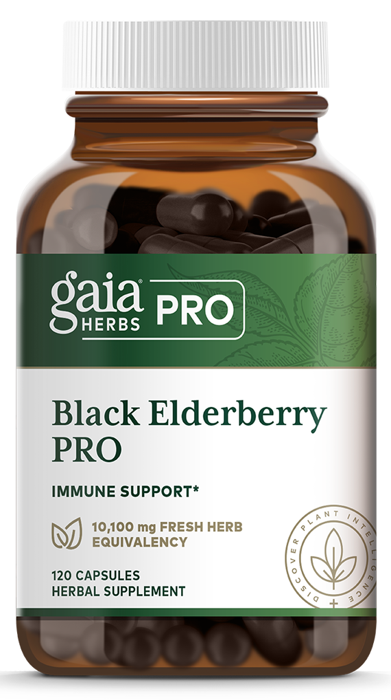 Black Elderberry PRO 120 Capsules Gaia Herbs