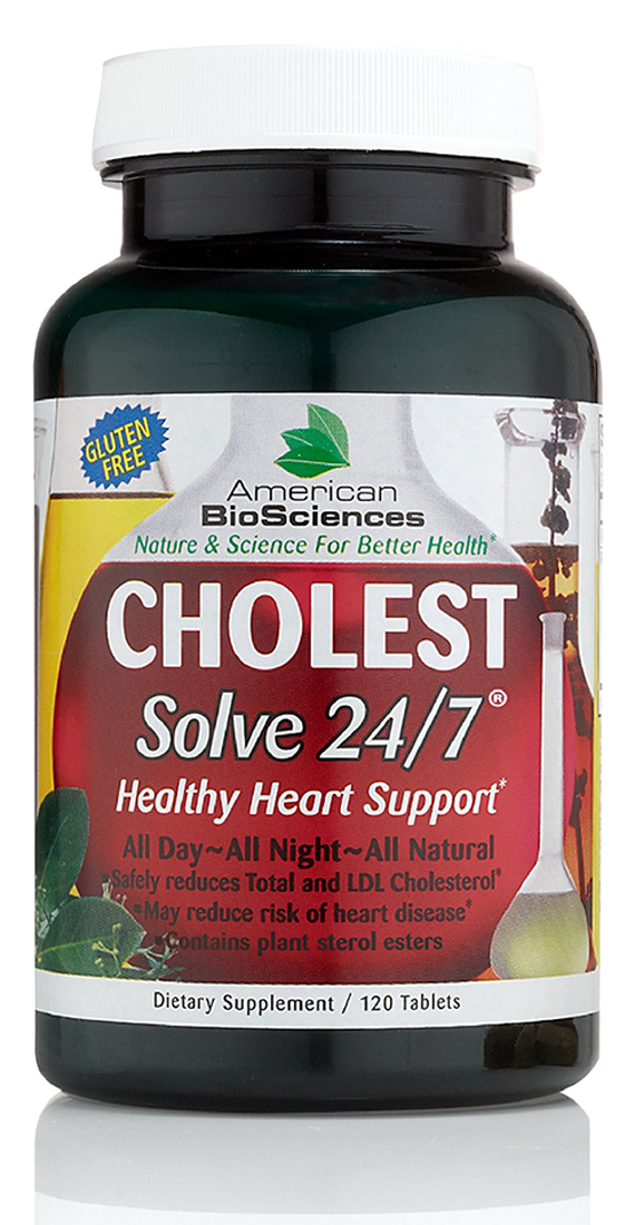 CholestSolve 24/7® 120 Tablets American BioSciences