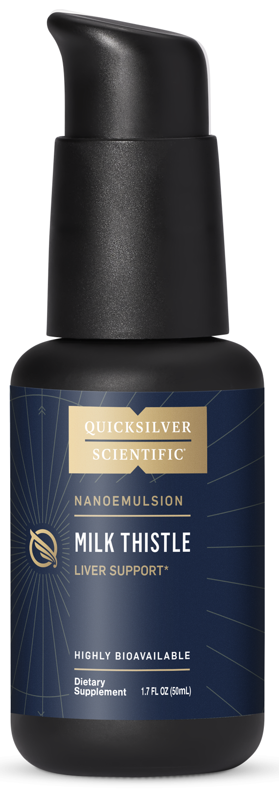 Nanoemulsified Milk Thistle 1.7 oz Quicksilver