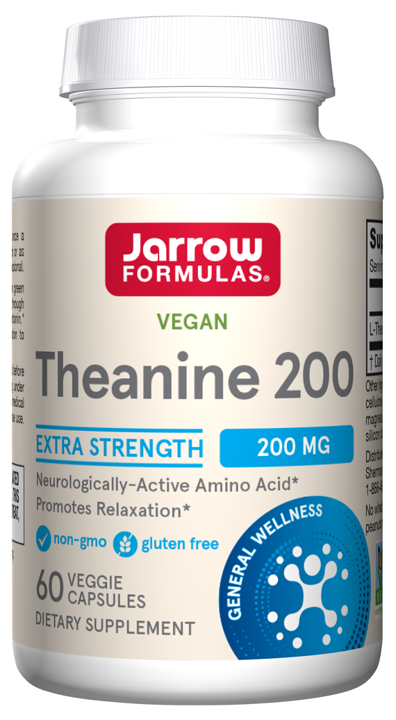 Theanine 200 60 Capsules Jarrow Formulas