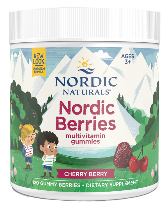 Nordic Berries Cherry Berry 120 Gummy Berries Nordic Naturals