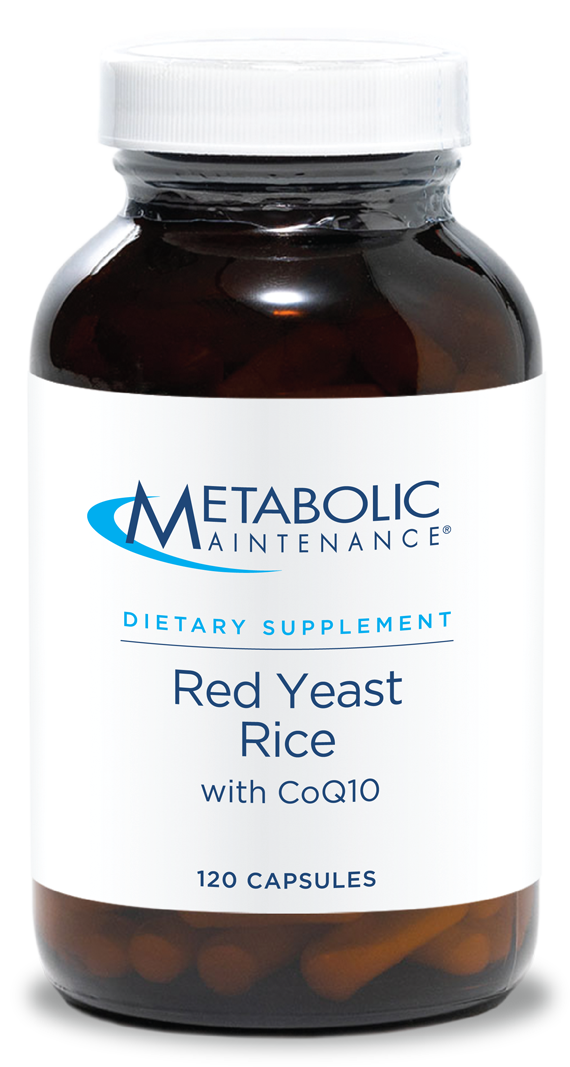 Red Yeast Rice with CoQ10 120 Capsules Metabolic Maintenance
