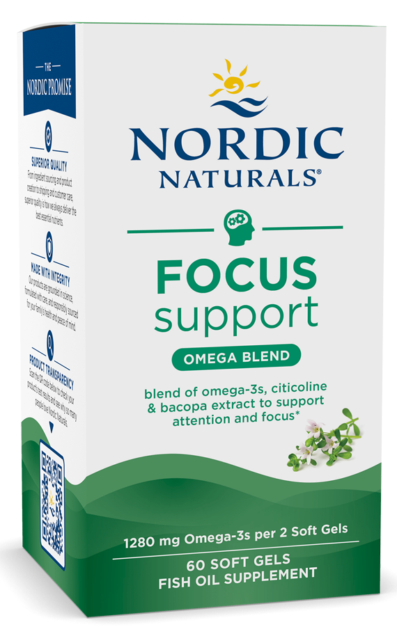 Focus Support 60 Softgels Nordic Naturals